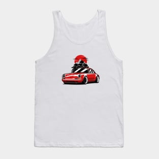 Red Classic 911 turbo by Singer Tank Top